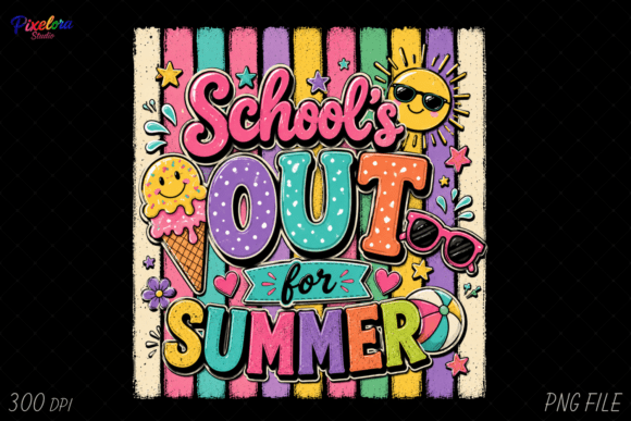 School’s Out for Summer Shirt PNG