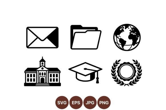 Simple Education Icon Collection: A Visual Toolkit for Clear Communication