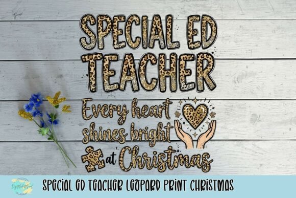 Special Ed Teacher Leopard Print Christmas: A Unique Tribute for Dedicated Educators